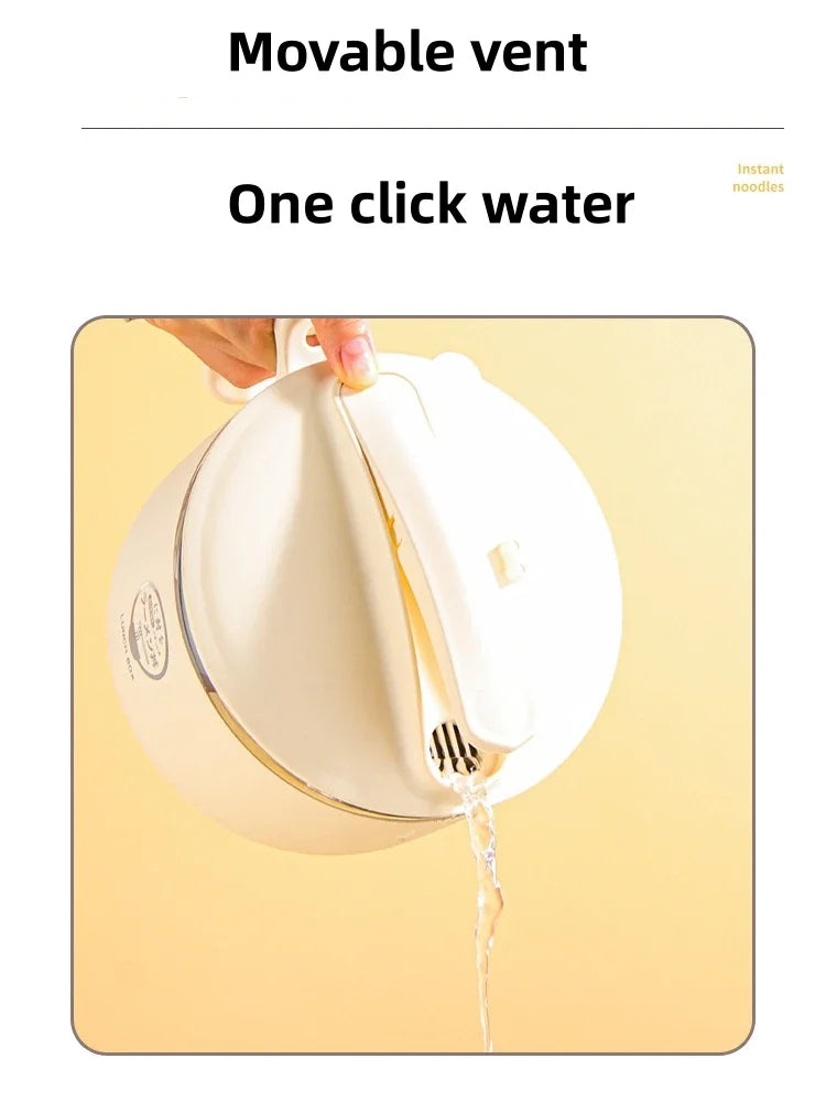 وعاء شوربة من الستانلس بغطاء 🍜