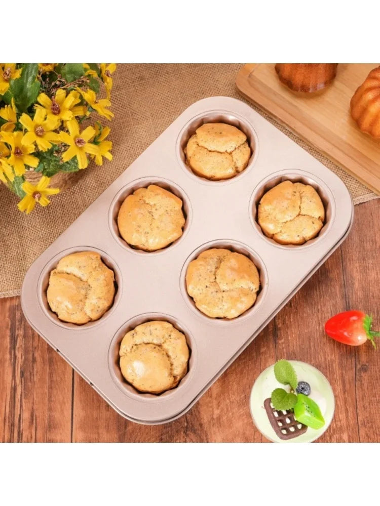 صينية خبز كيك مصغرة غير لاصقة 🧁