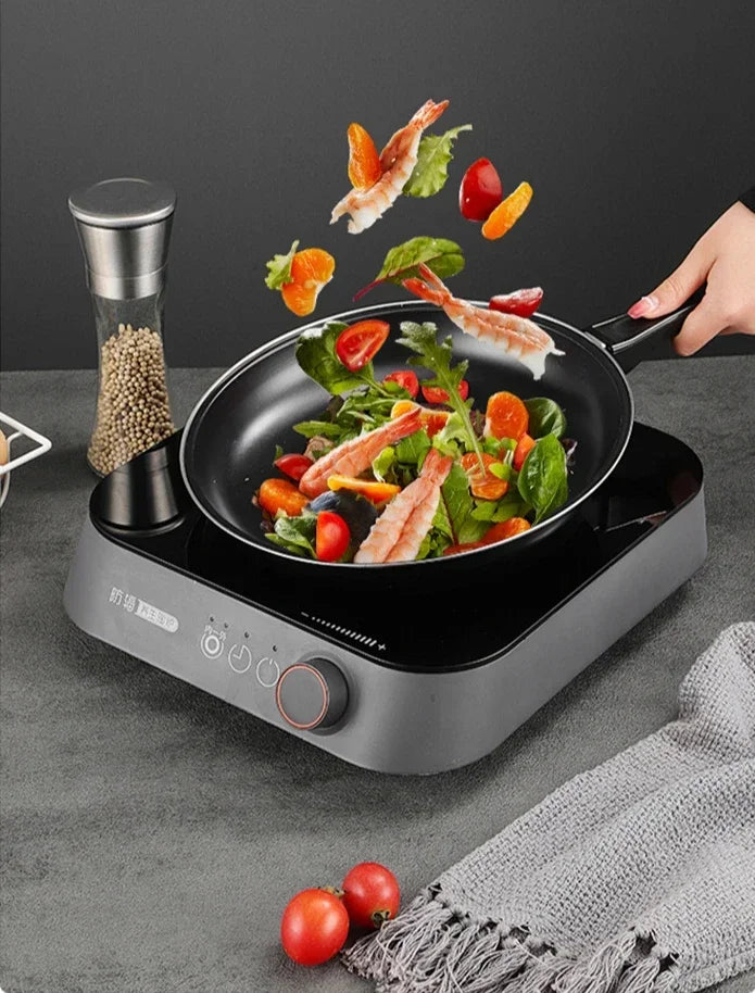 مجموعة مقالي غير لاصقة بثلاث مقاسات 🍳