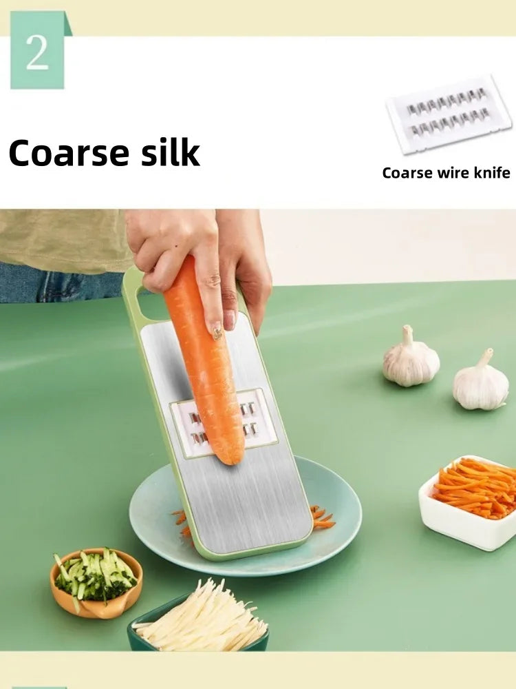 مبشرة خضروات 5 في 1 من الستانلس 🥕