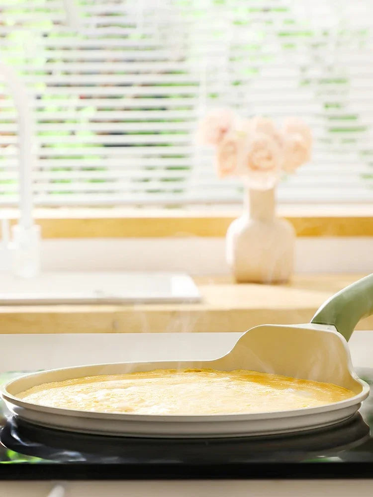 مقلاة سيراميك غير لاصقة للفطائر والستيك 🍳