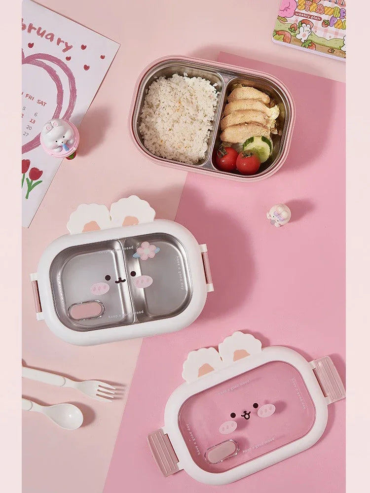 علبة طعام ستانلس 🐰