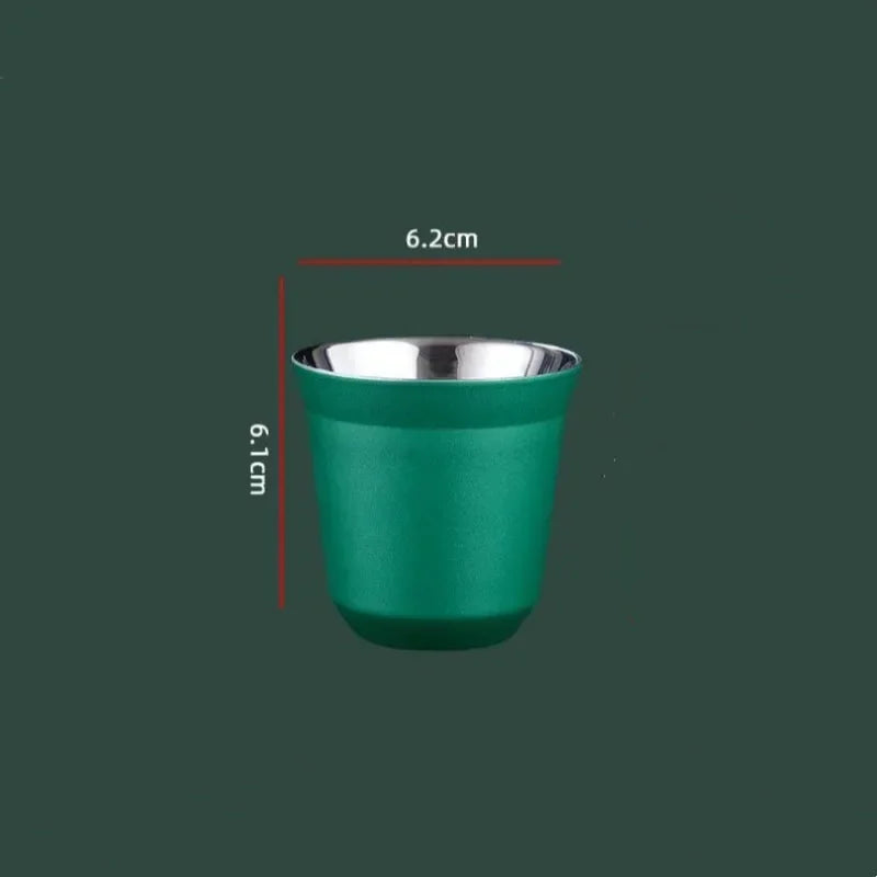 كوب القهوة الصغير الستانلس