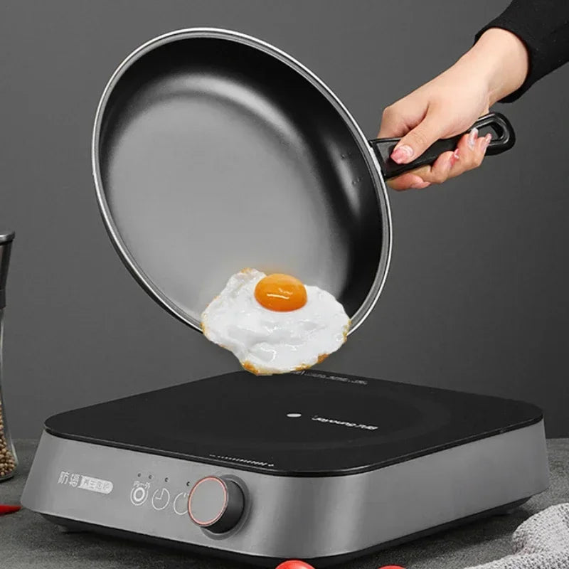 مجموعة مقالي غير لاصقة بثلاث مقاسات 🍳