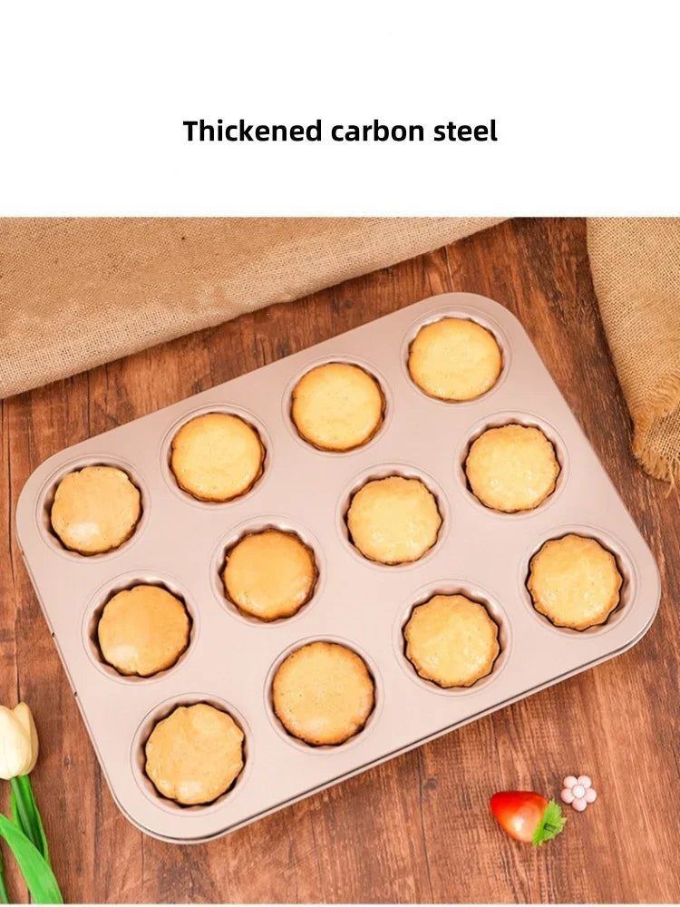 صينية خبز كيك مصغرة غير لاصقة 🧁