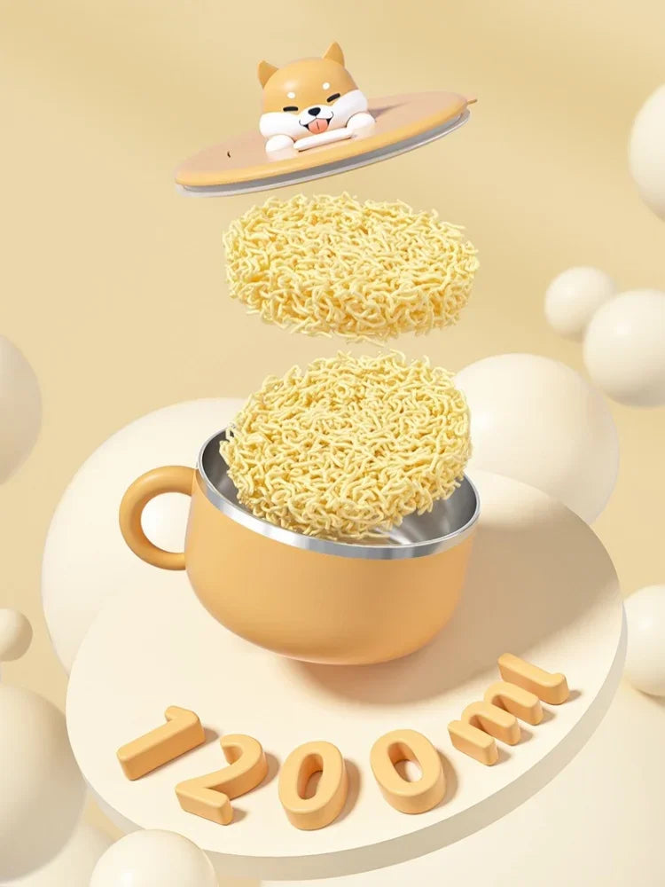 علبة شوربة وطعام محمولة للمكتب أو المدرسة 🍜