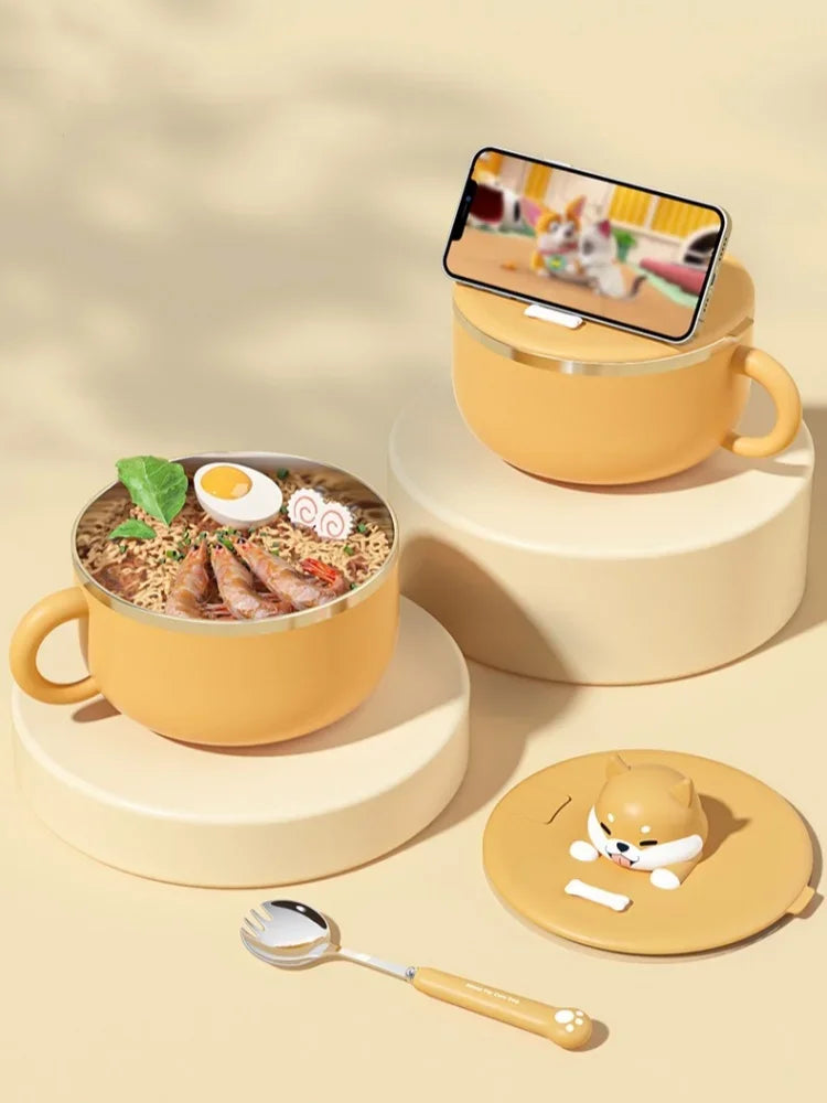 علبة شوربة وطعام محمولة للمكتب أو المدرسة 🍜