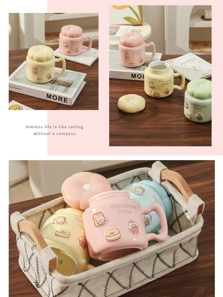 كوب قهوة أو شاي بتصميم لطيف