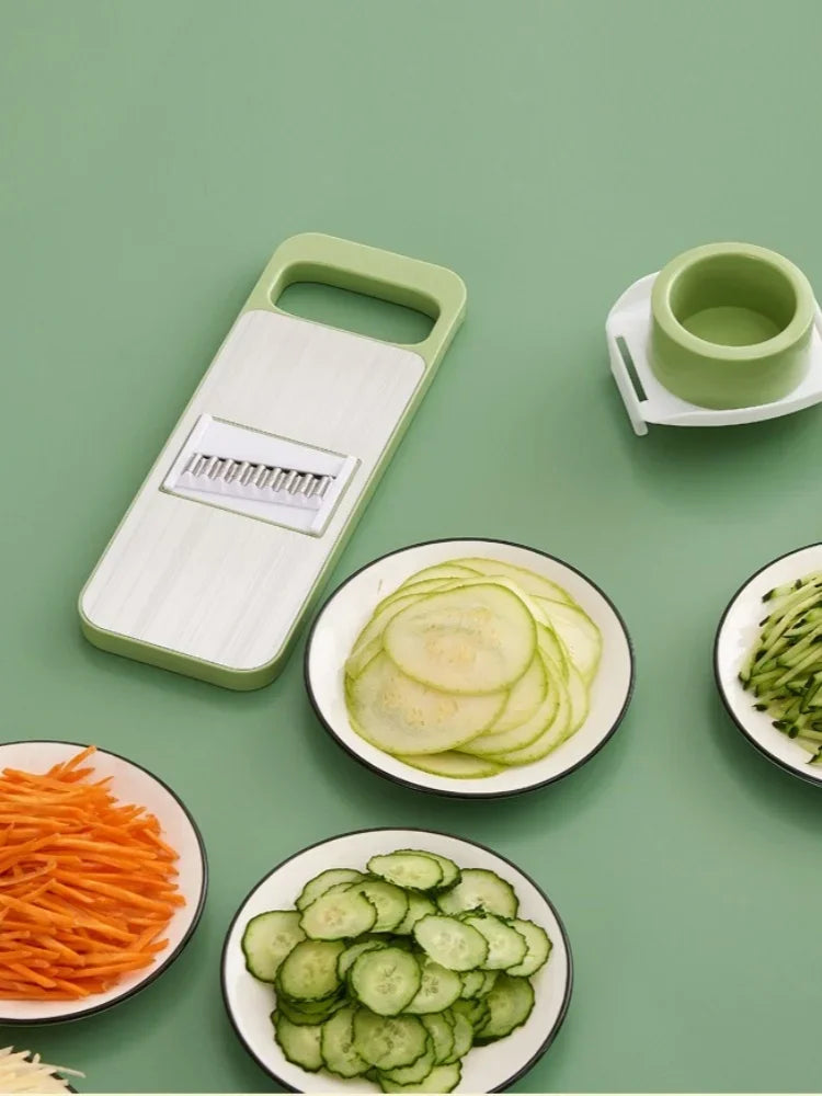 مبشرة خضروات 5 في 1 من الستانلس 🥕