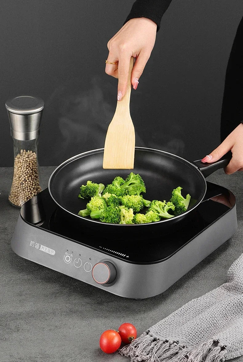مجموعة مقالي غير لاصقة بثلاث مقاسات 🍳
