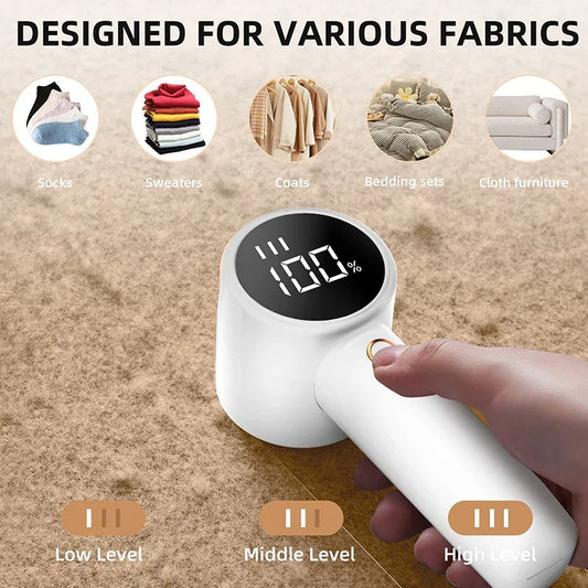 آلة إزالة وبر الملابس بالشحن USB 👕